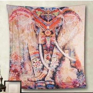 Colorful Elephant Wall Tapestry